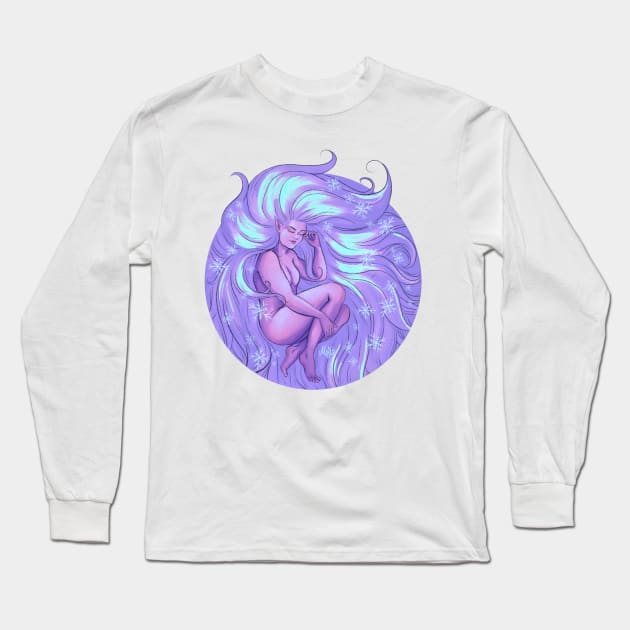 Mother Nature - Winter Long Sleeve T-Shirt by Molly11